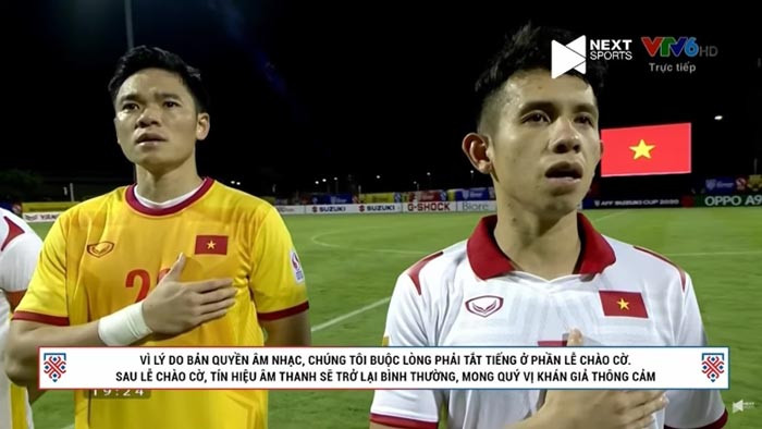 Vì sao Quốc ca Việt Nam bị tắt trên YouTube trong trận tuyển Việt Nam gặp Lào?